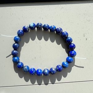 Thai Real Lapis Lazuli Beaded Bracelet